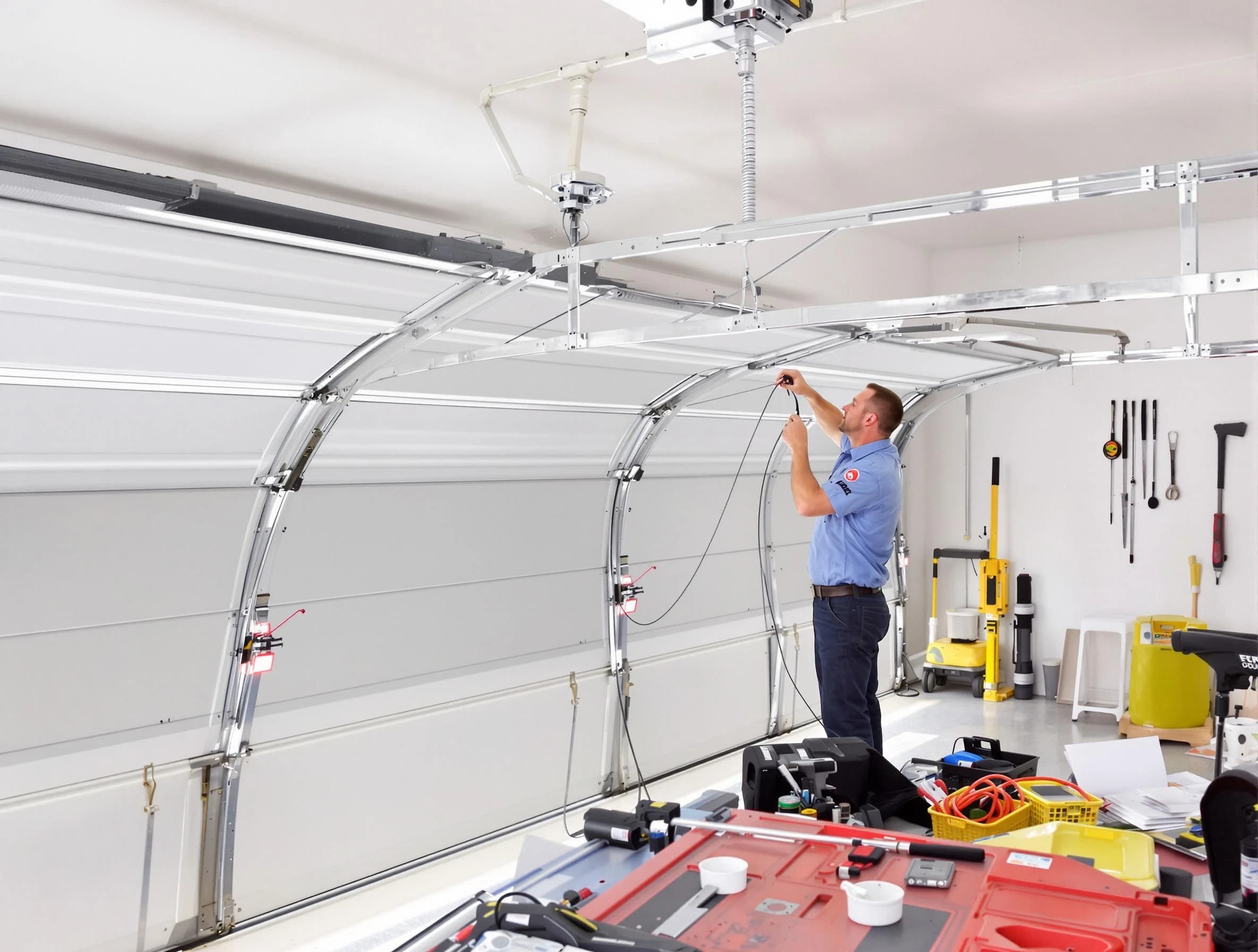 Garage door cable repair service by Johnstown Garage Door Repair in Johnstown