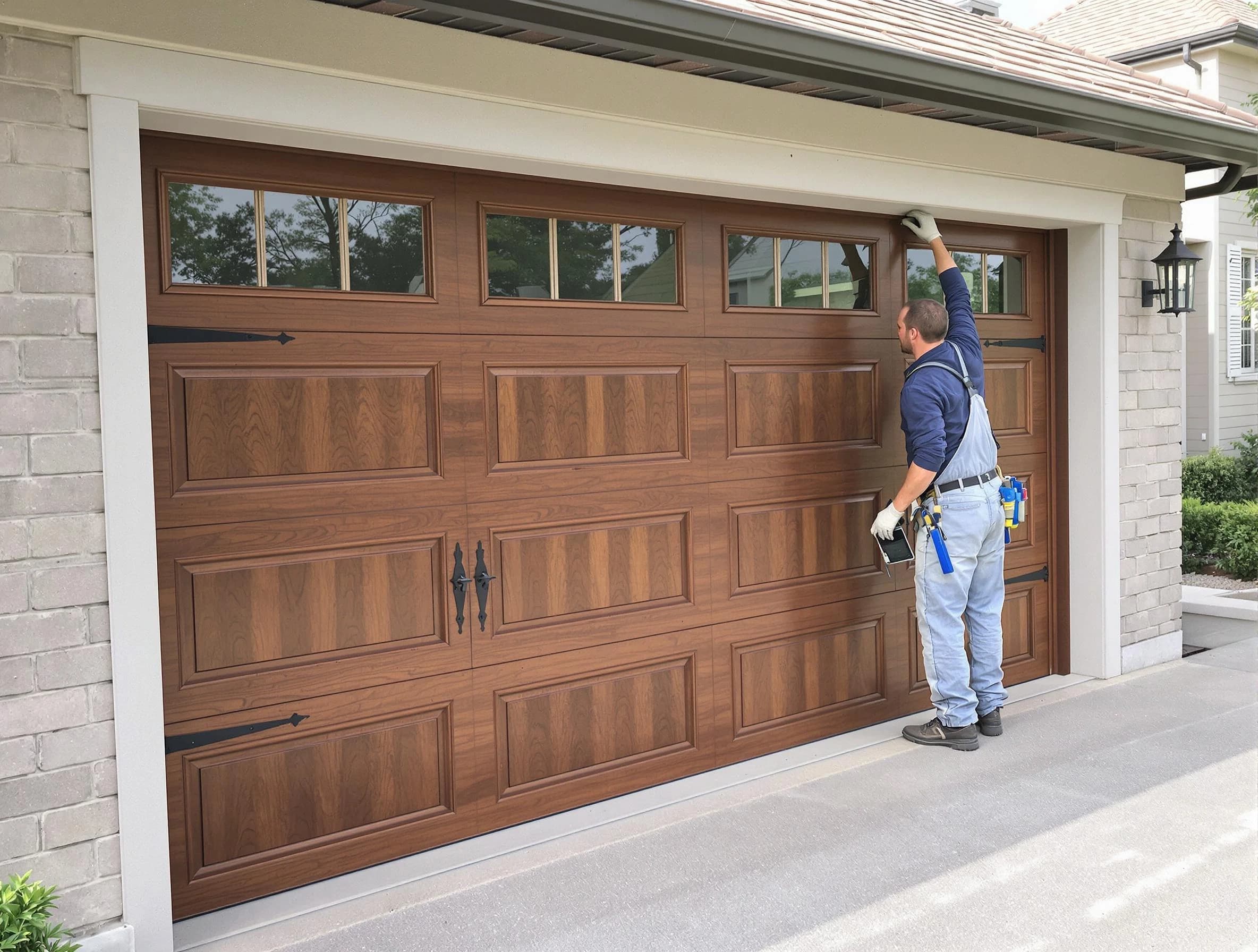 Custom garage door showcase by Johnstown Garage Door Repair in Johnstown