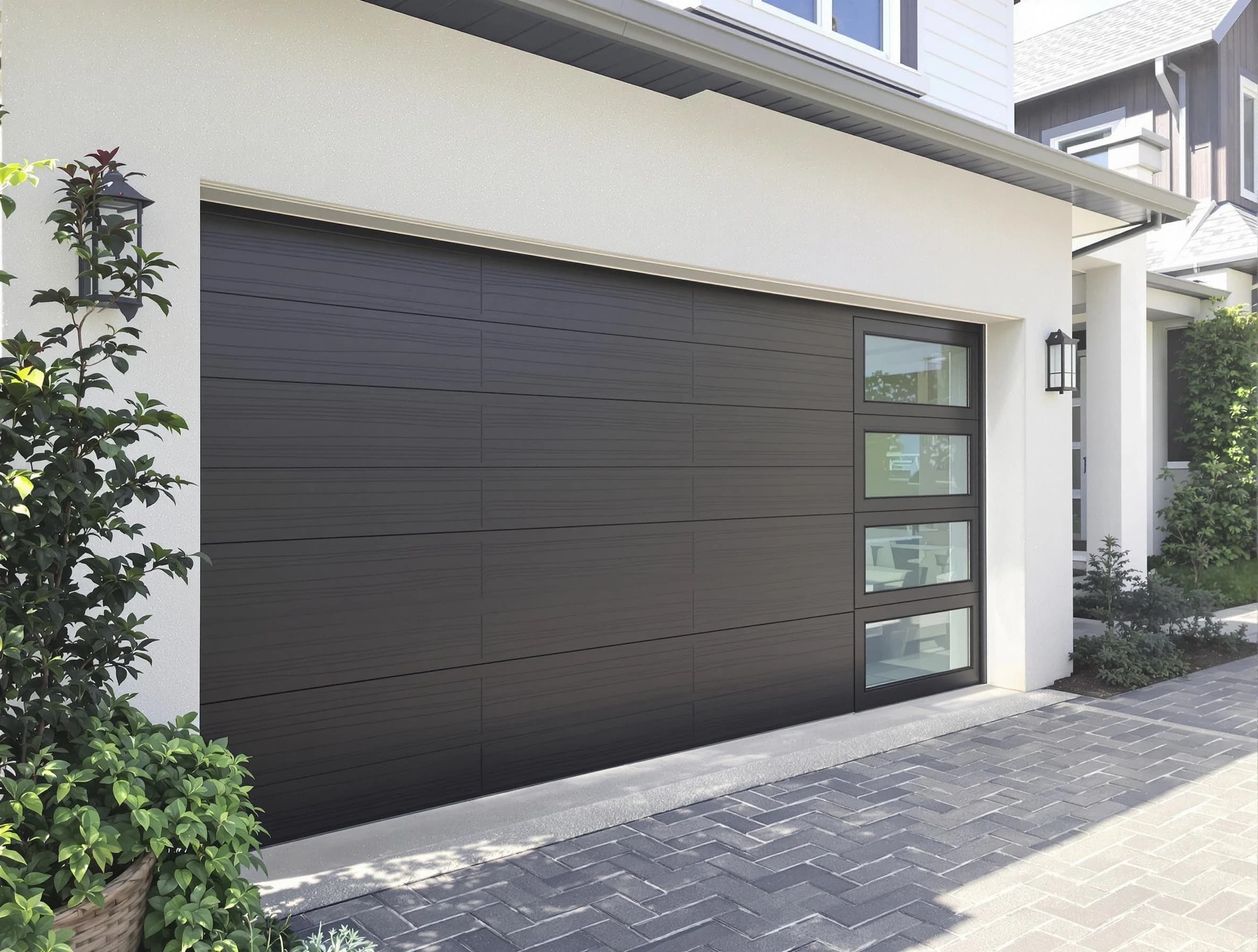Custom garage door installation by Johnstown Garage Door Repair in Johnstown