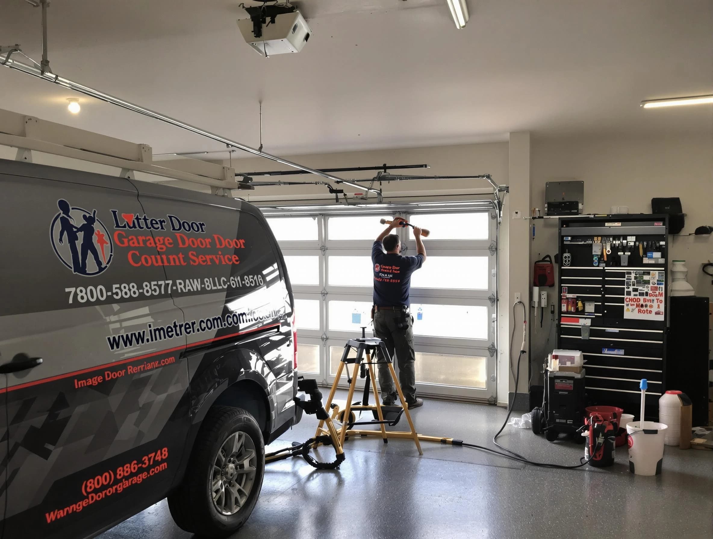 Johnstown Garage Door Repair rapid response team performing same-day repair in Johnstown