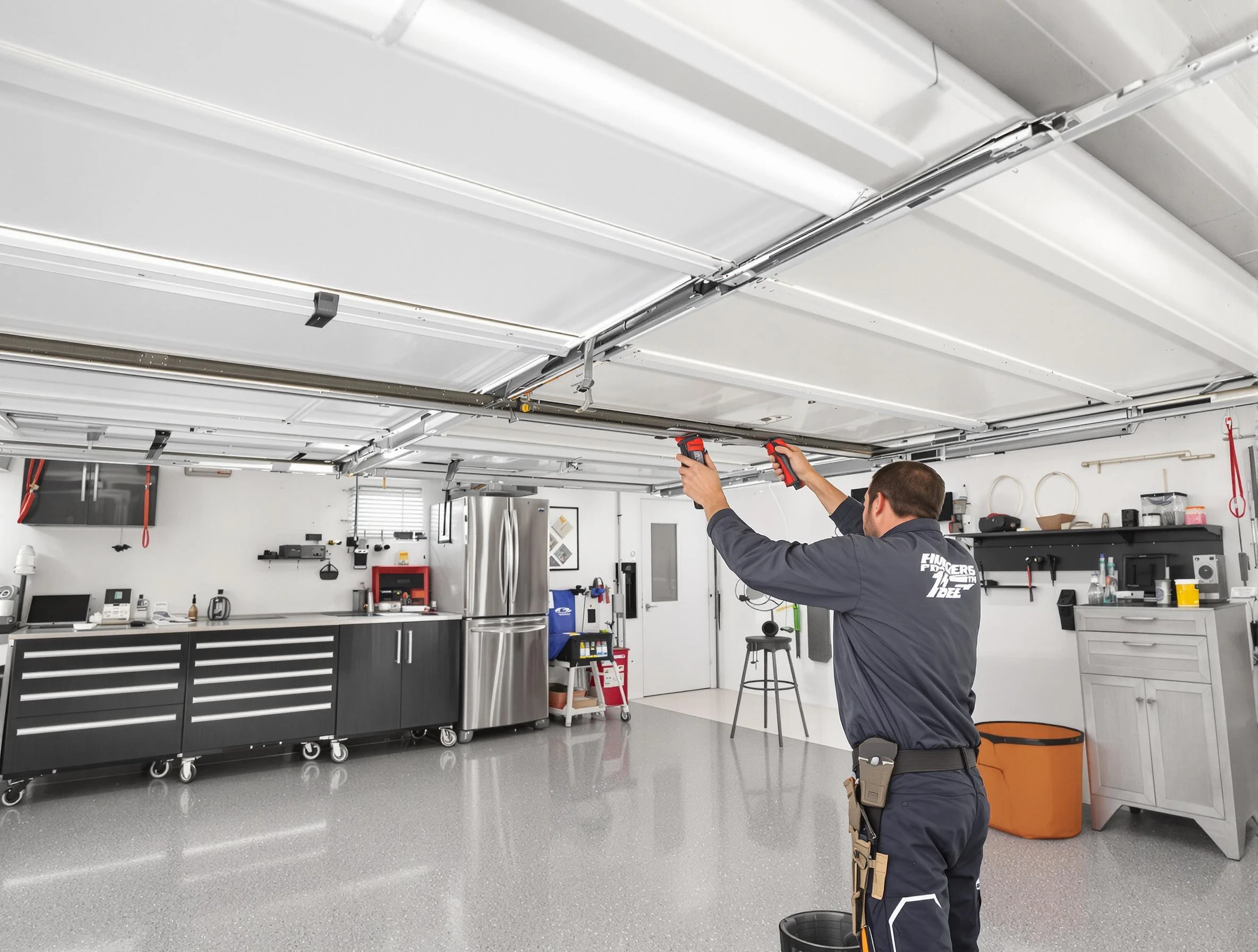 Overhead garage door repair service by Johnstown Garage Door Repair in Johnstown