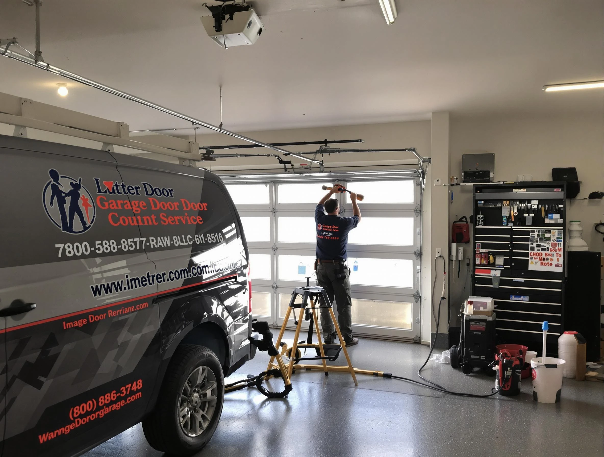 Johnstown Garage Door Repair rapid response team performing same-day repair in Johnstown